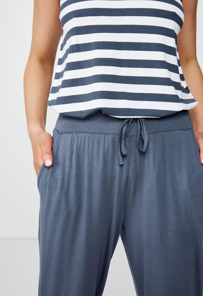 Cotton On - Sleep recovery relaxed pant - blue