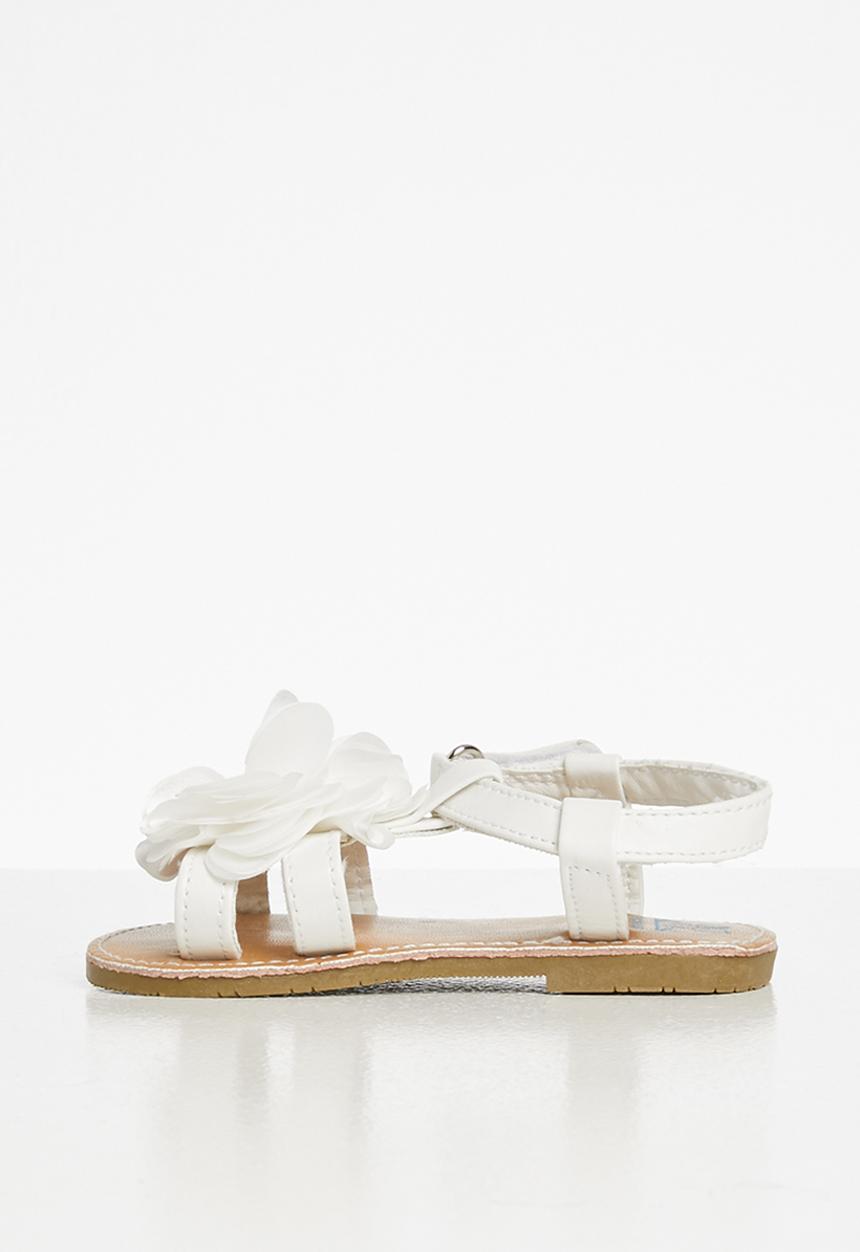 Pop Candy - Infants white sandals - white