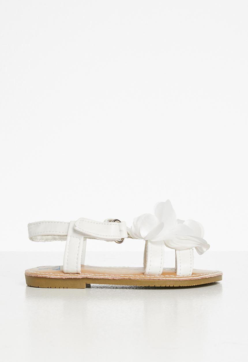 Pop Candy - Infants white sandals - white