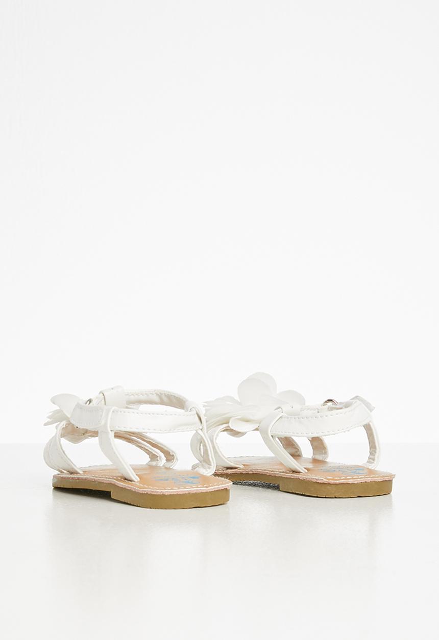 Pop Candy - Infants white sandals - white