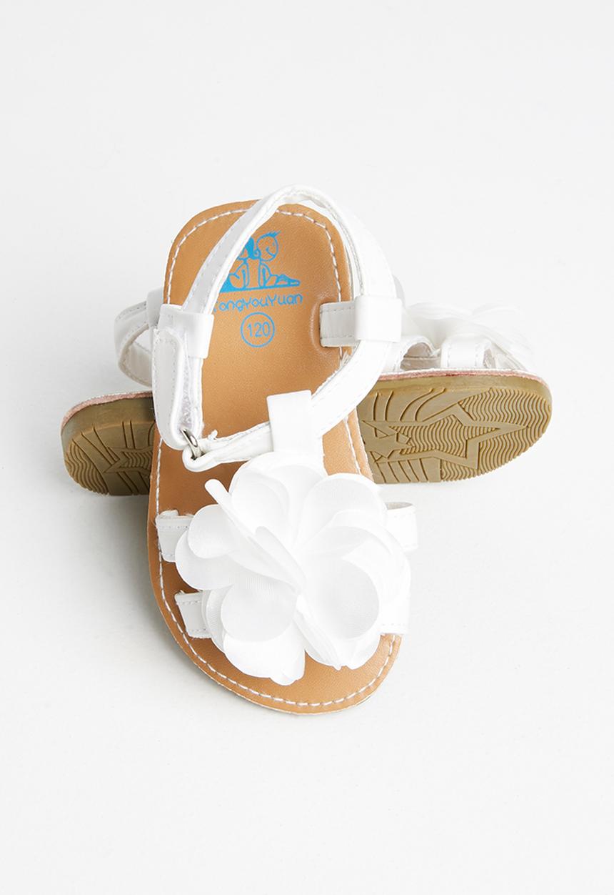 Pop Candy - Infants white sandals - white