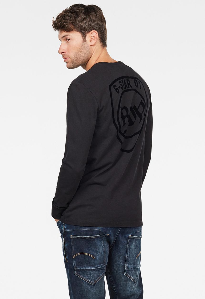 G-STAR - Graphic 10 long sleeve T-shirts - black