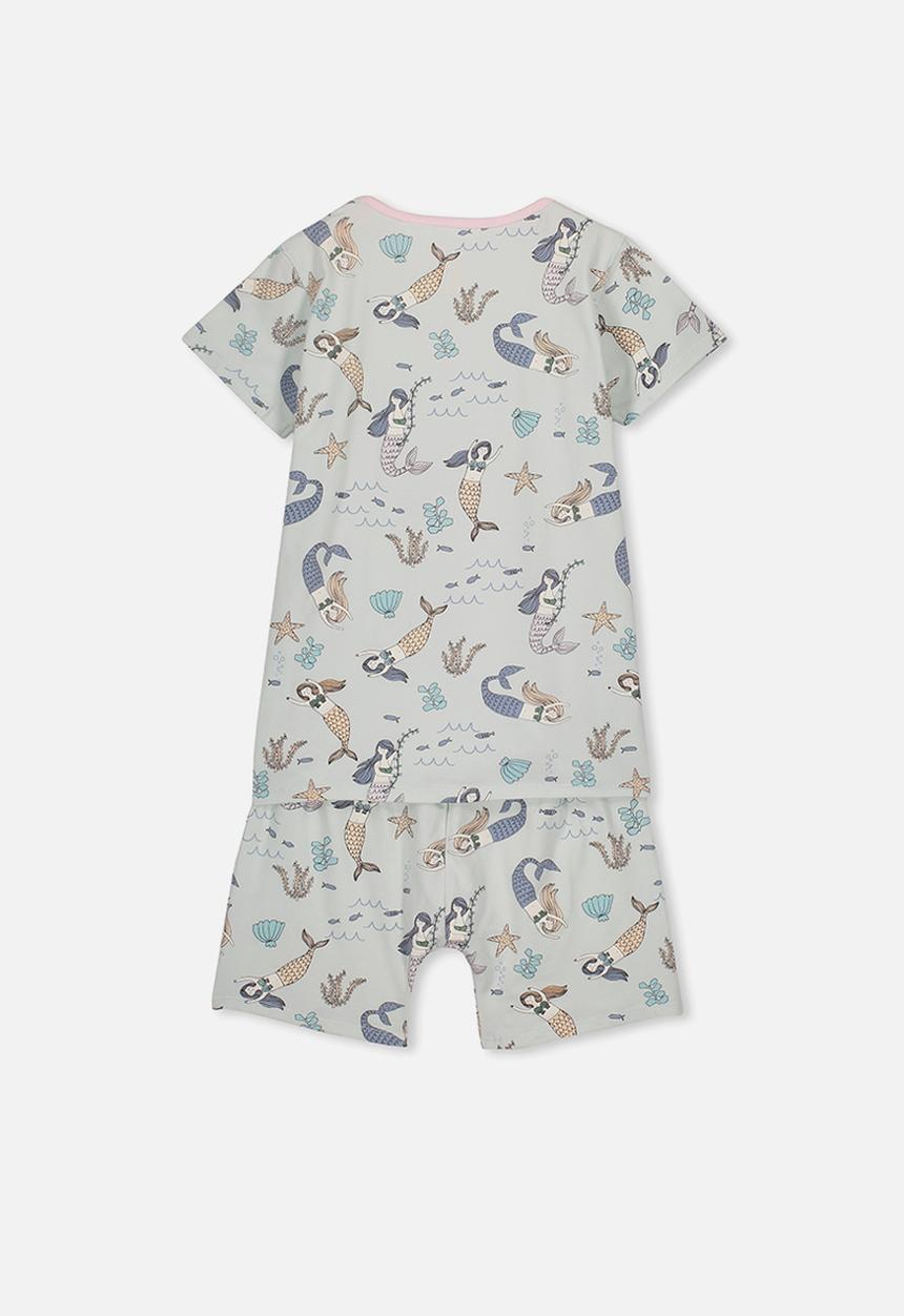 Cotton On - Harpa short ssleeve pj set - green