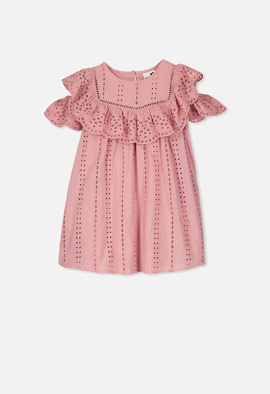 Cotton On - Rosie cold shoulder dress - pink