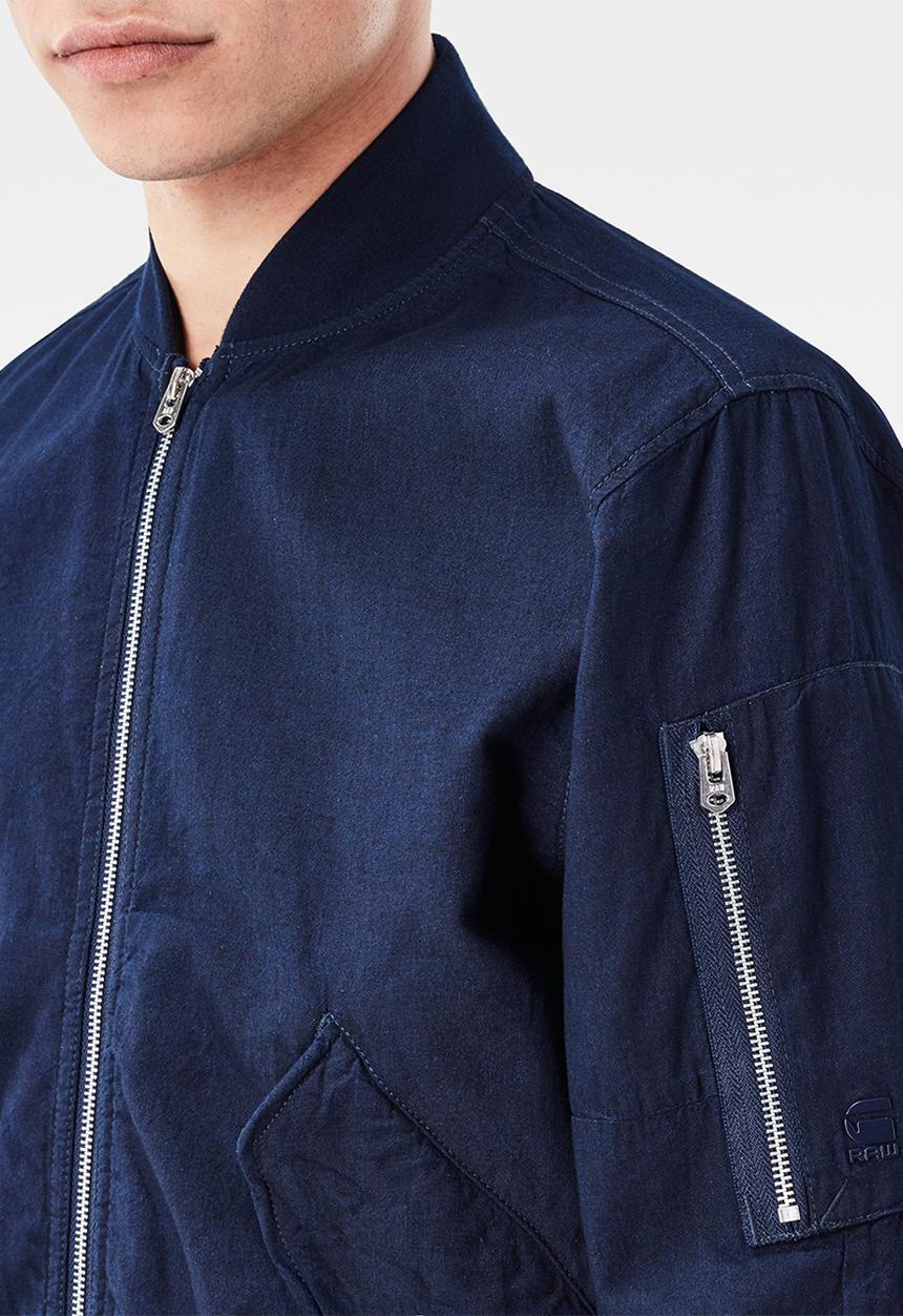 G-STAR - Rackam dc bomber niss chambray - navy