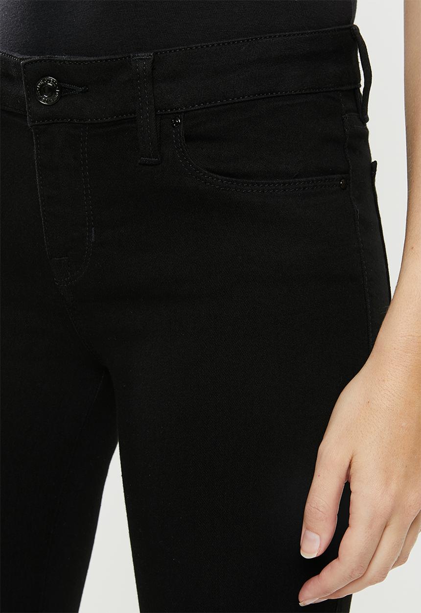 GUESS - Power skinny low jeans - black 