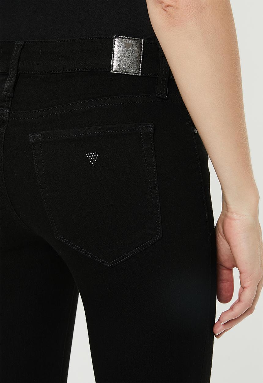 GUESS - Power skinny low jeans - black 