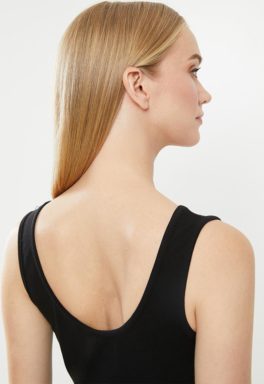 GUESS - Core triangle mila dress - black