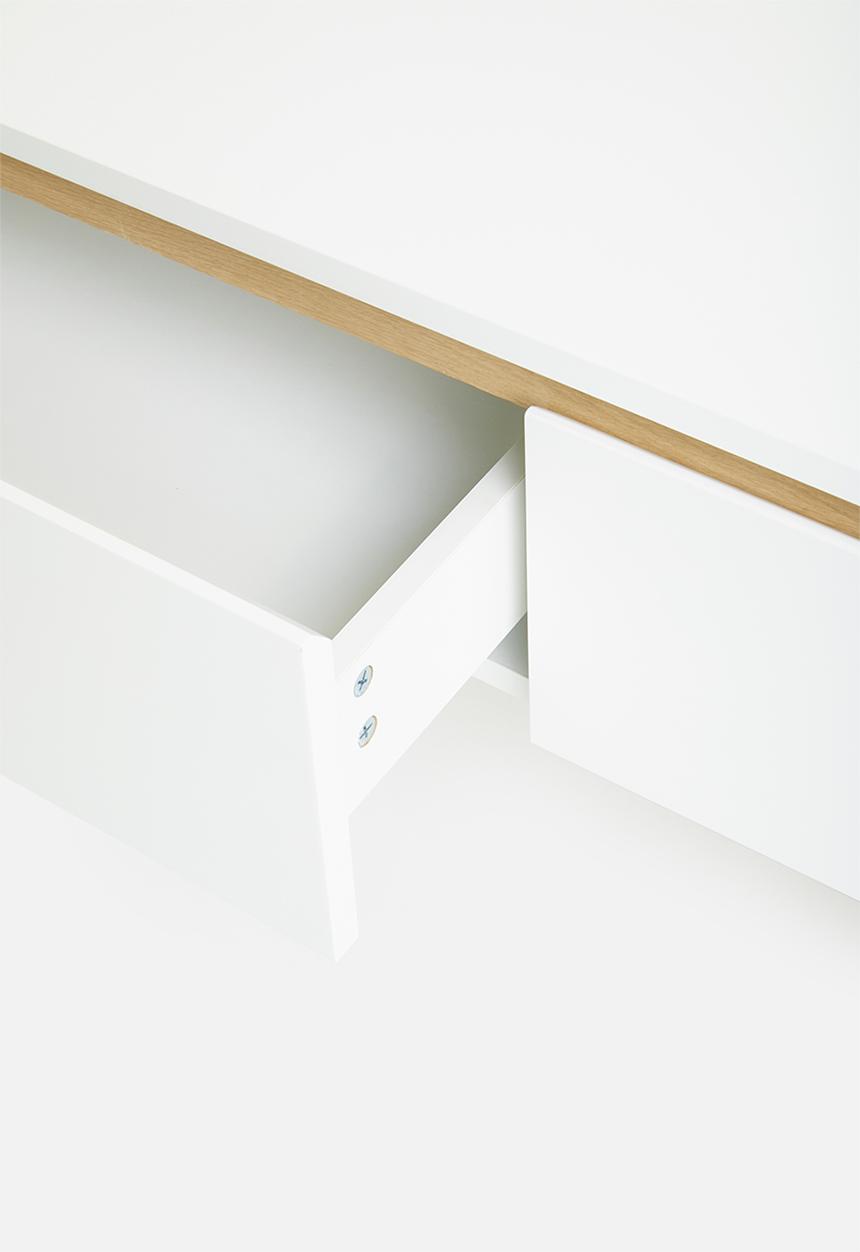 Basics - Hanson tv unit - white