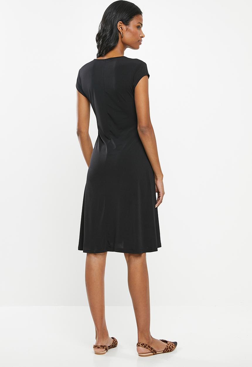 edit Maternity - Fit and flare dress - black