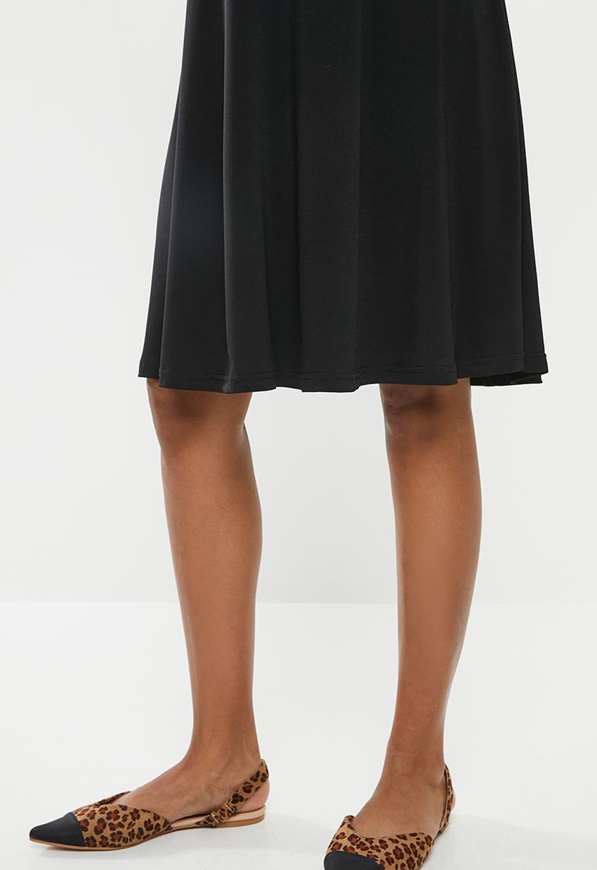edit Maternity - Fit and flare dress - black