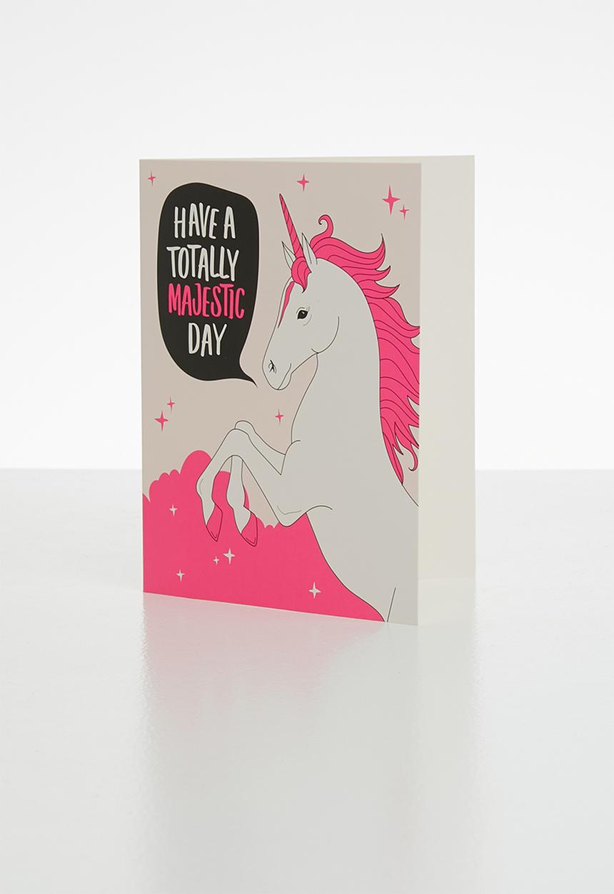Typo - Nice birthday card - totally majestic day