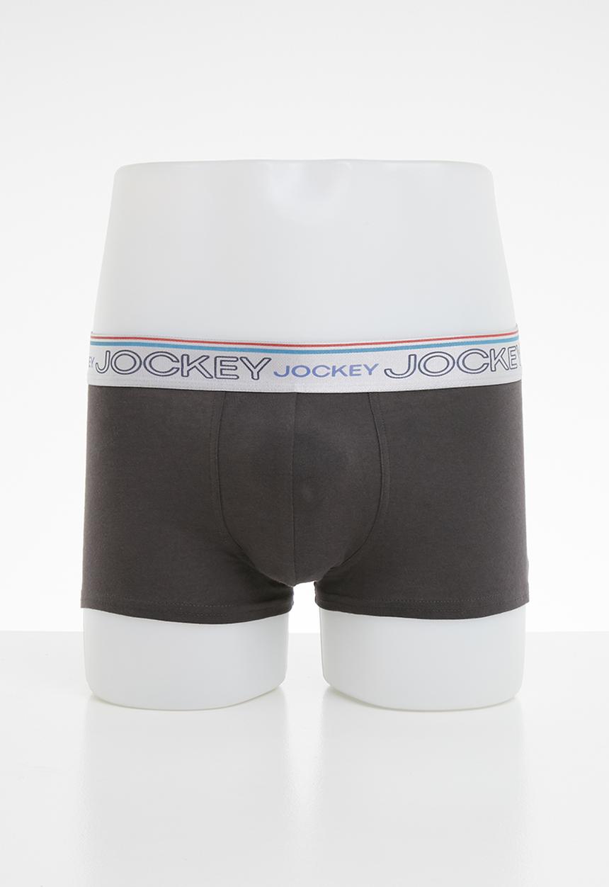Jockey - 2 Pack new gen pouch trunks - blue & grey