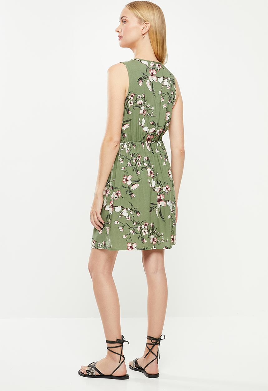 Vero Moda - Simply easy short dress - green