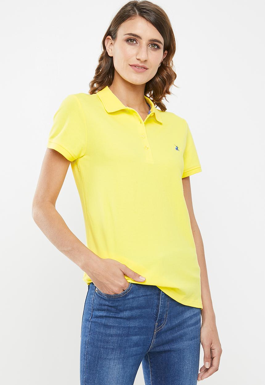 POLO - Margot stretch golfer - yellow