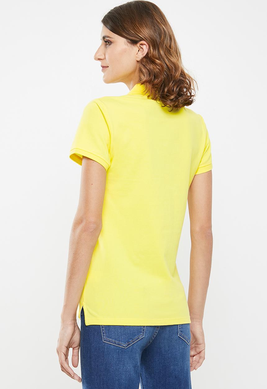 POLO - Margot stretch golfer - yellow