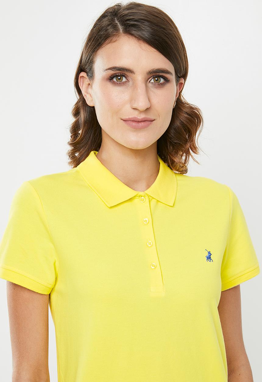 POLO - Margot stretch golfer - yellow