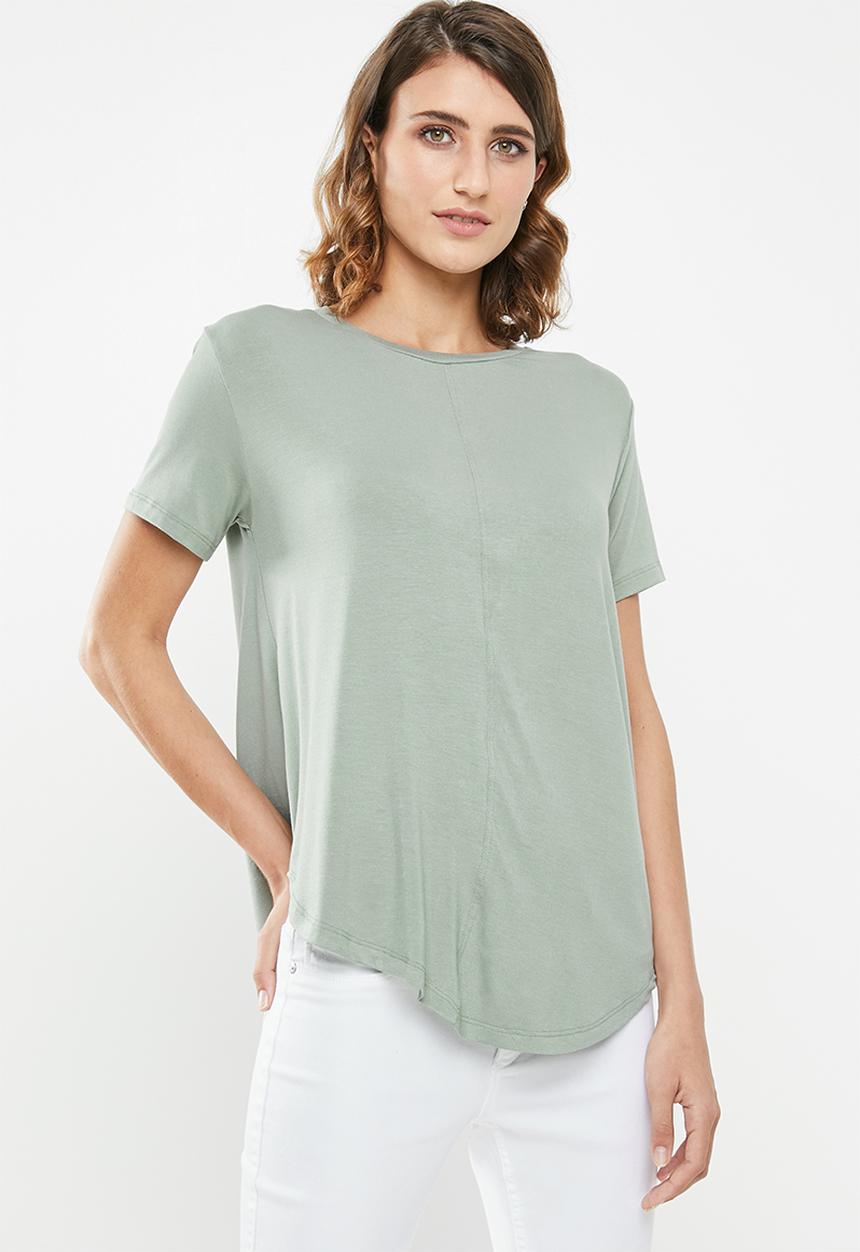 edit - High low tunic - green