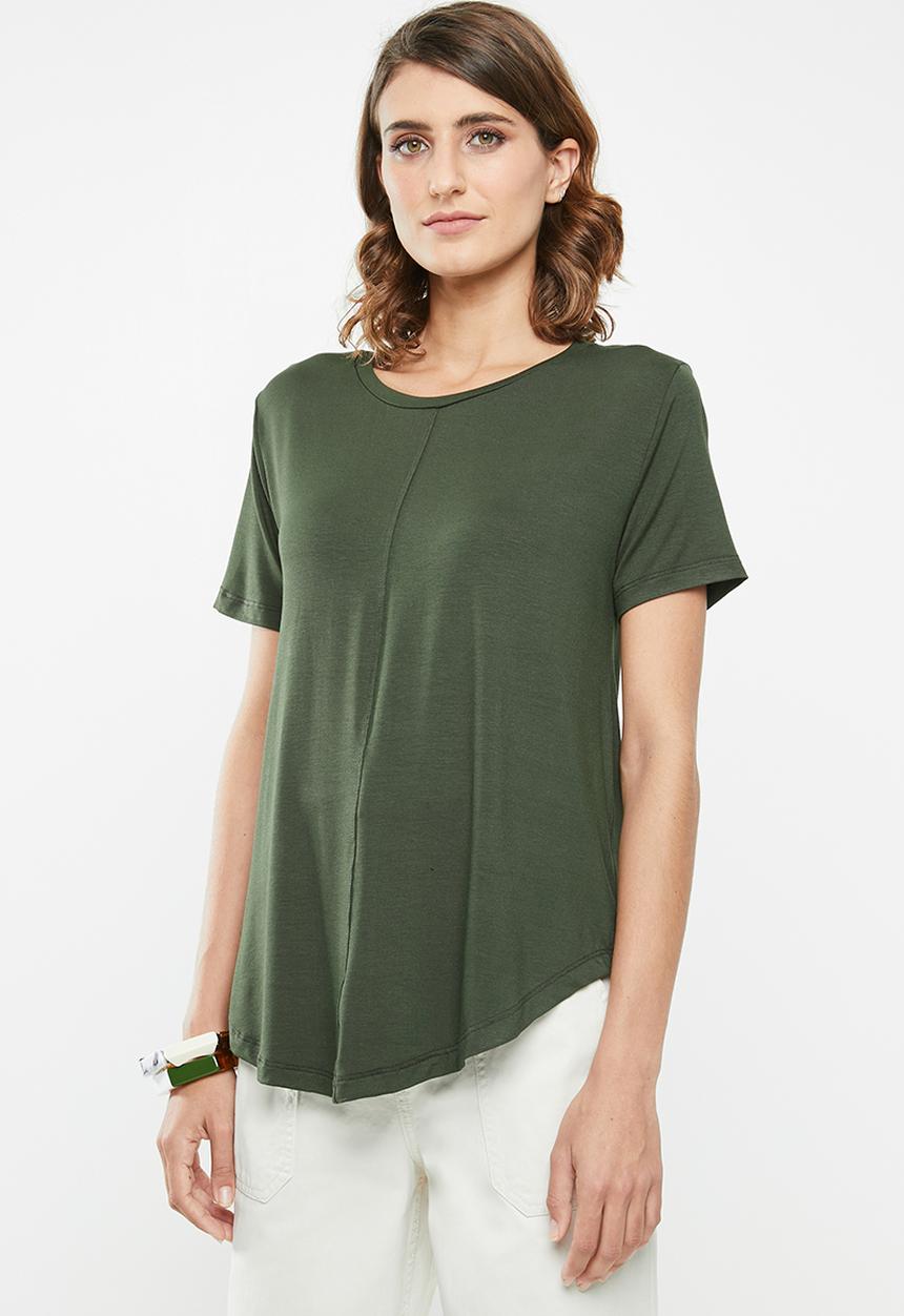 edit - High low tunic - khaki