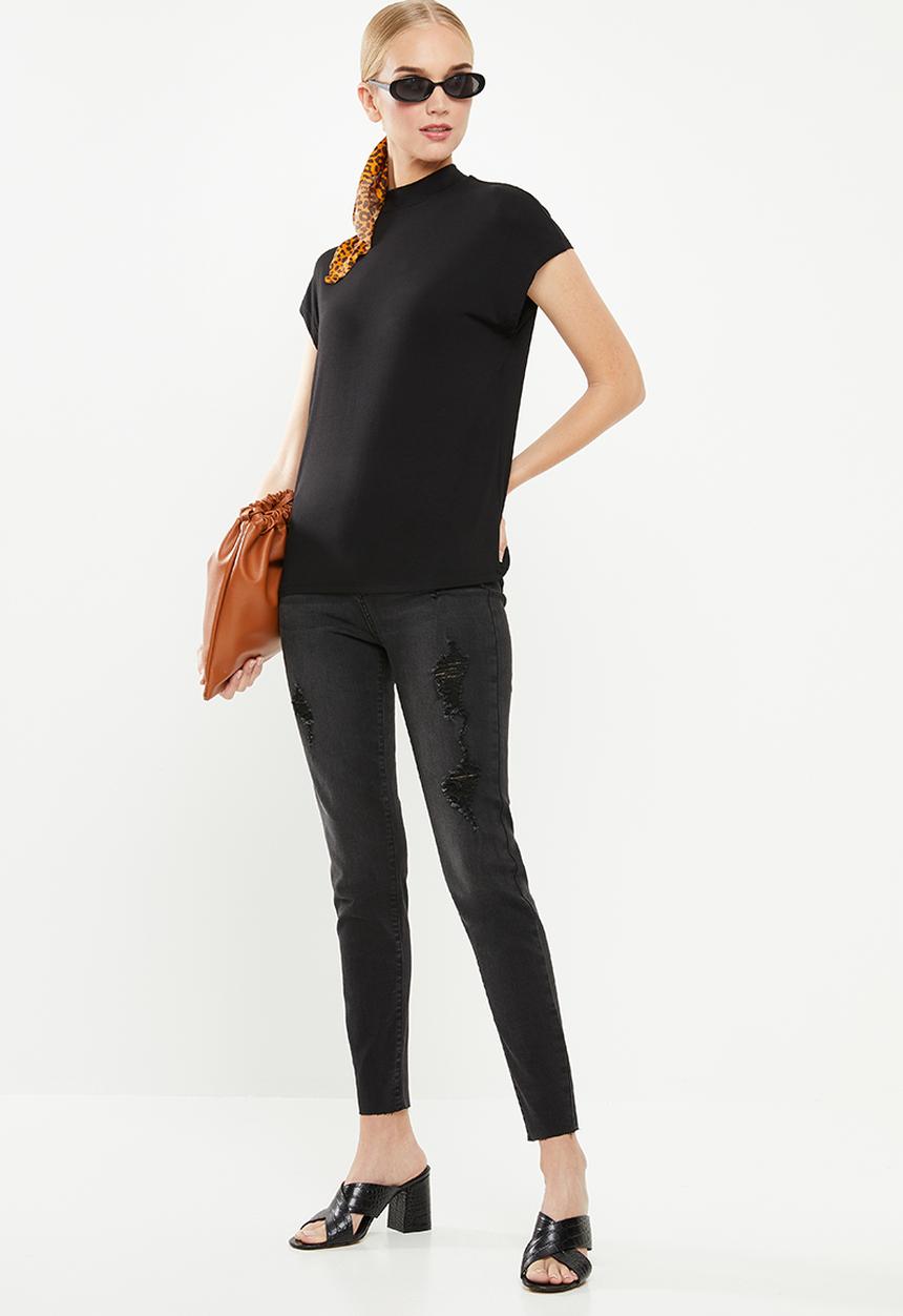 Superbalist - Ripped skinny jeans - black