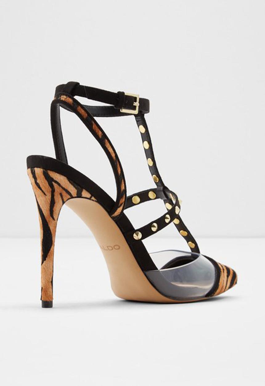 ALDO - Celadrie leather heel - black & brown 