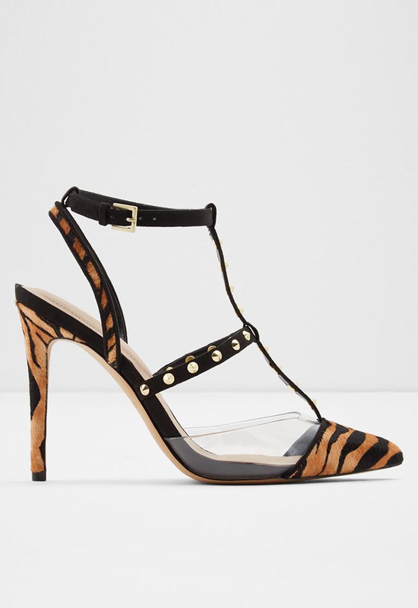 ALDO - Celadrie leather heel - black & brown 