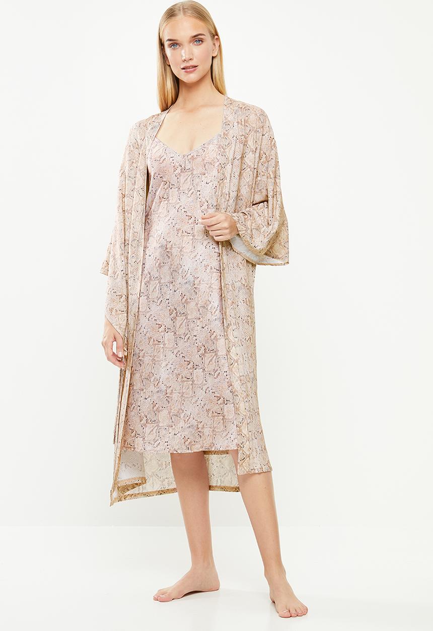 Superbalist - Bell sleeve robe - neutral