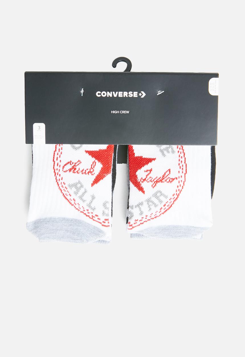 Converse - Converse chevron high crew 3 pack - multi 