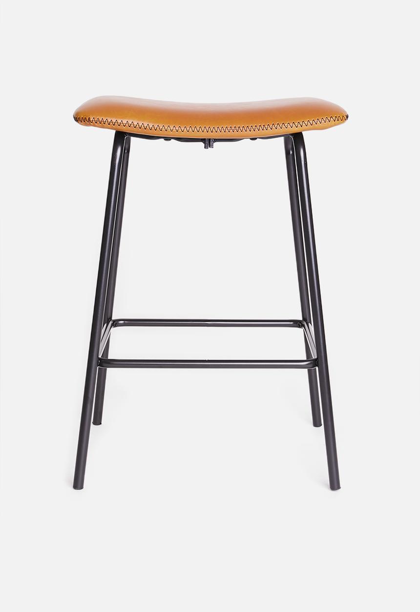 Sixth Floor - Rio counter stool - brown & black