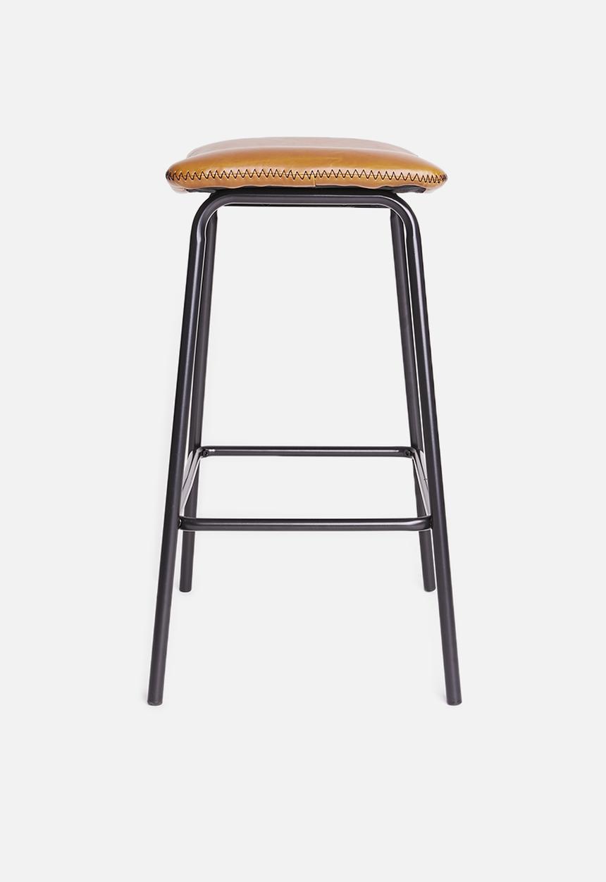 Sixth Floor - Rio counter stool - brown & black