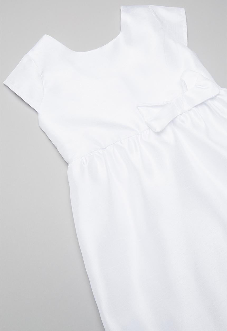 Pop Candy - Party dress with bow - white