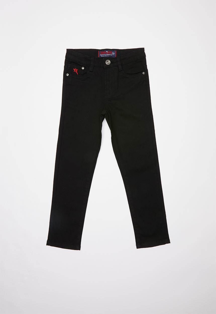 SOVIET - Boys skinny denim - black