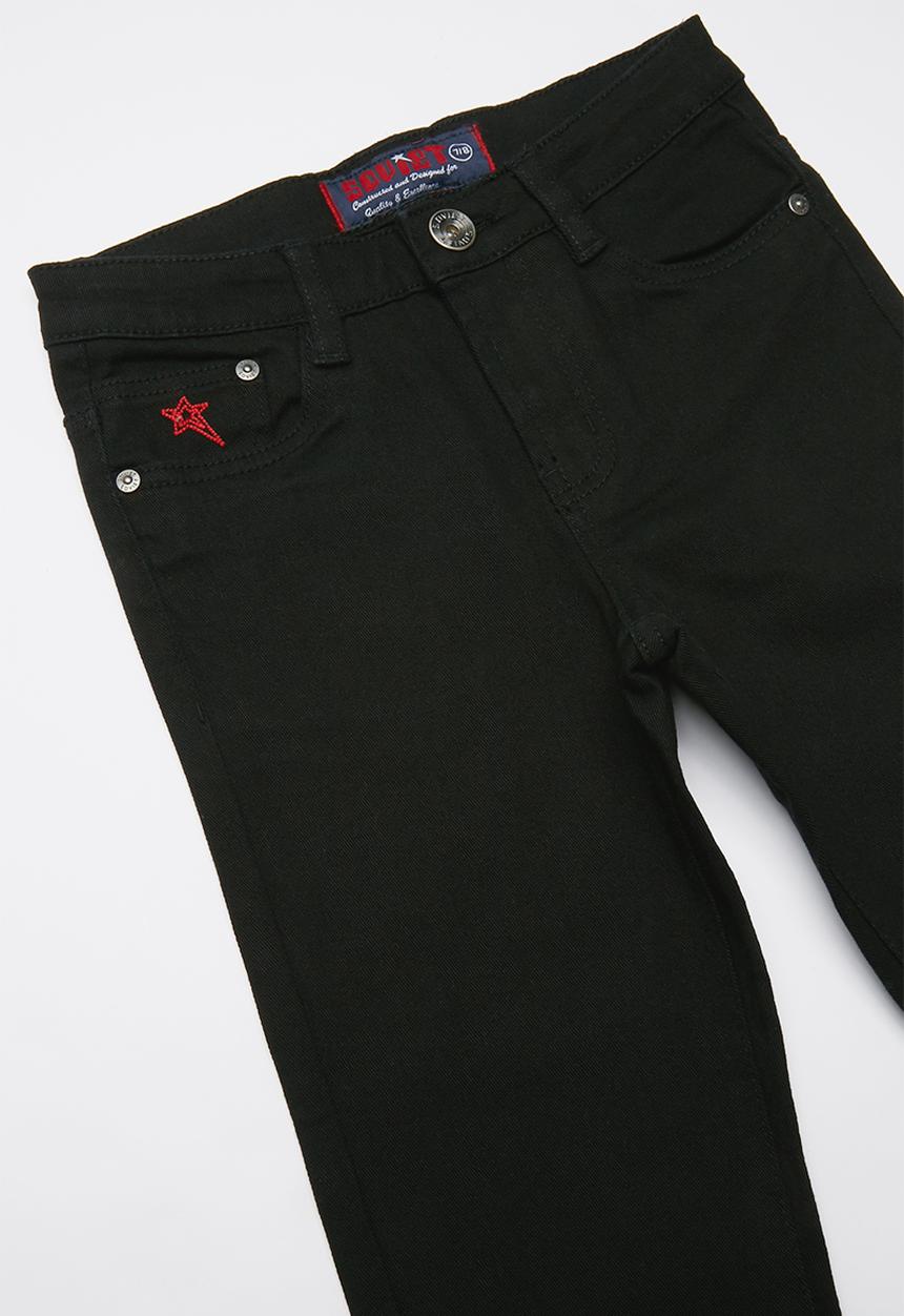 SOVIET - Boys skinny denim - black