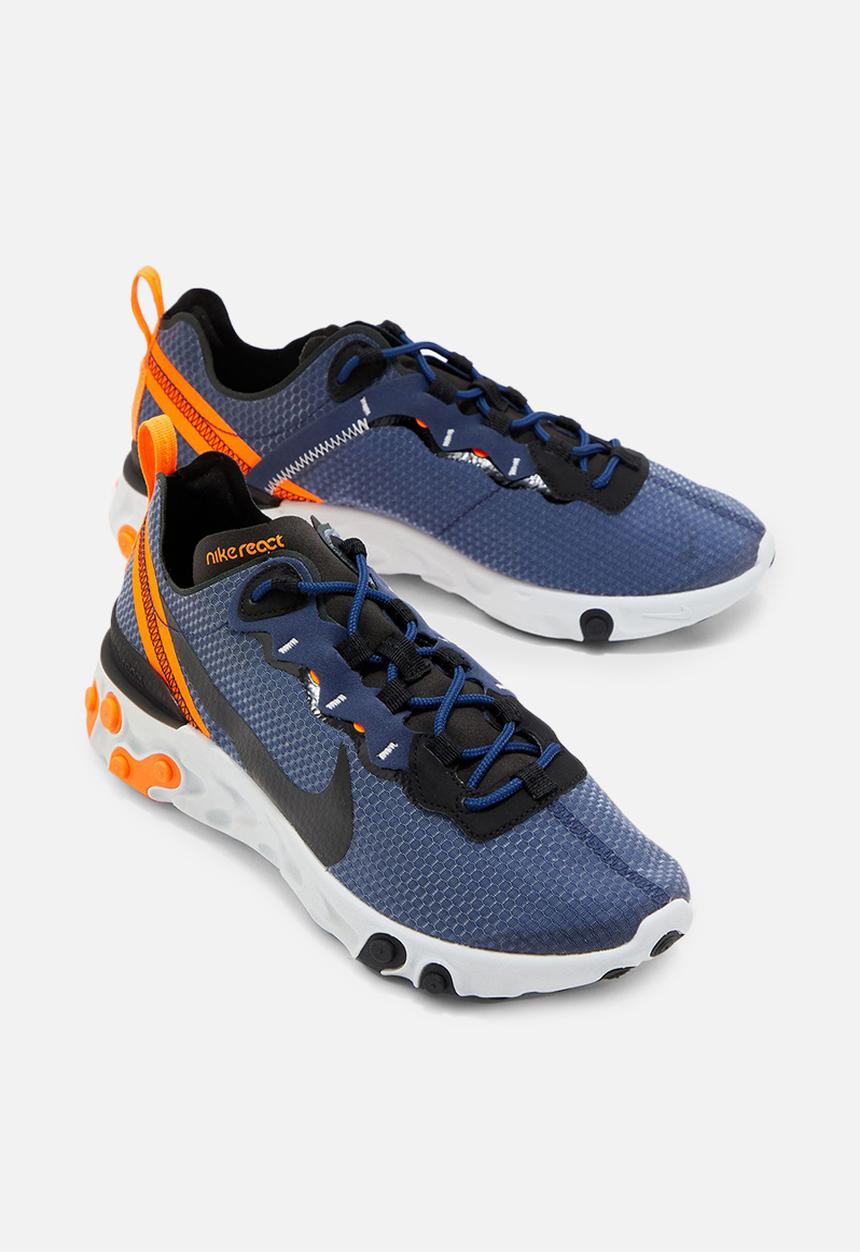 Nike - React Element 55 - midnight navy/black-total orange