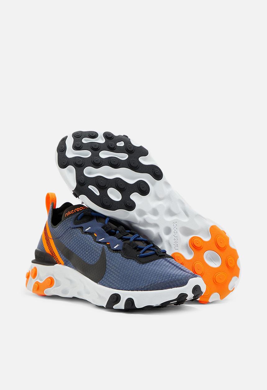 Nike - React Element 55 - midnight navy/black-total orange