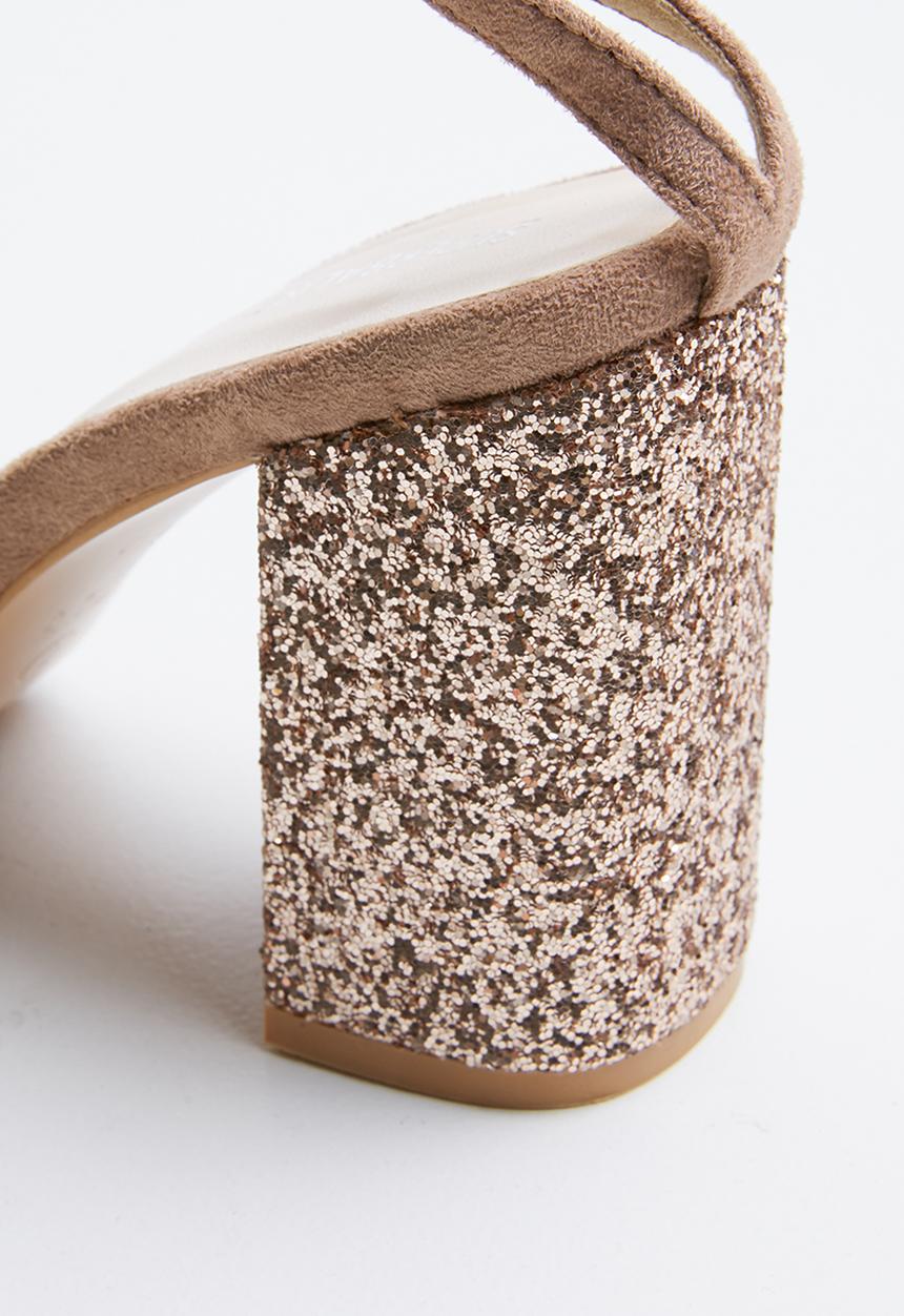 Superbalist - Lulu glitter heel - blush