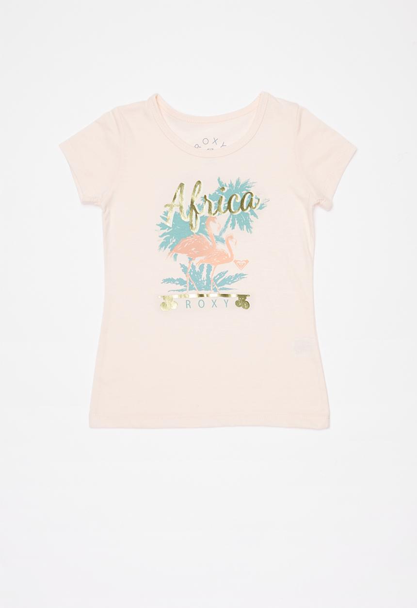 Roxy - Girls short sleeve T-shirt - pink