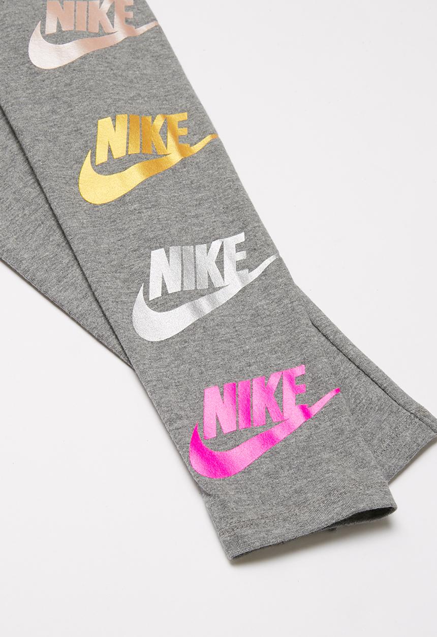Nike - Nike girls futura shine legging - grey