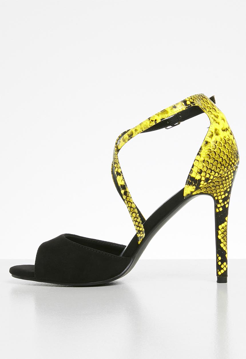 Superbalist - Suri heel - black & yellow