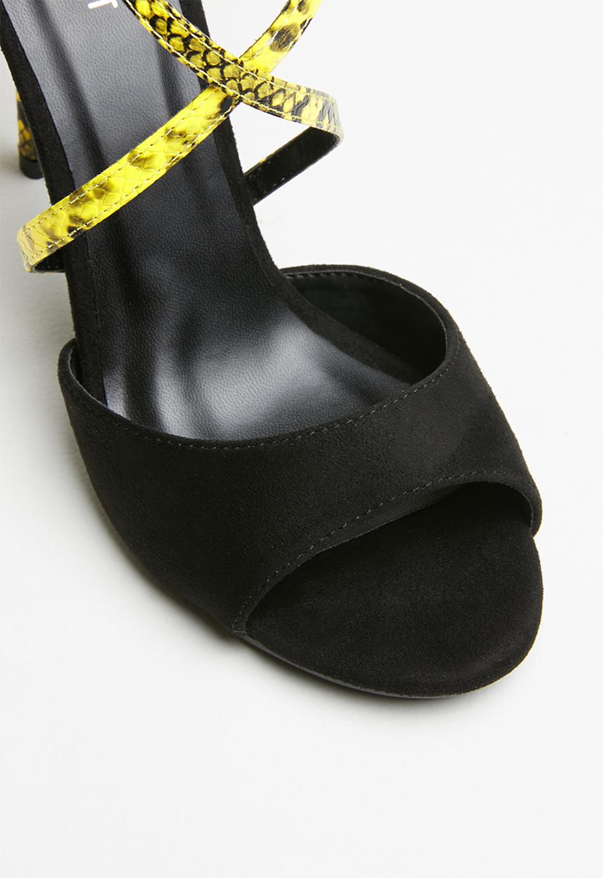 Superbalist - Suri heel - black & yellow
