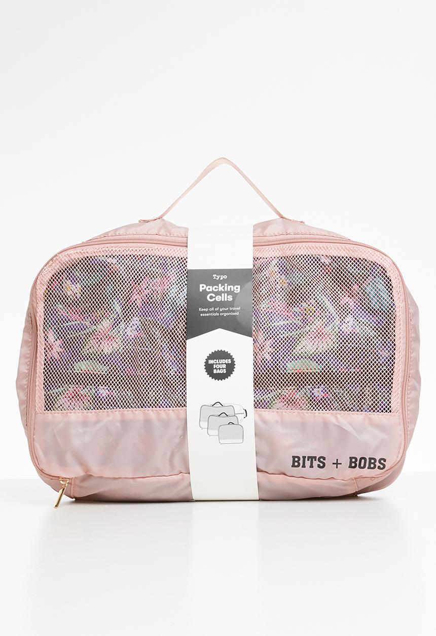 Typo - 4 Pack Luggage packing cells - multi