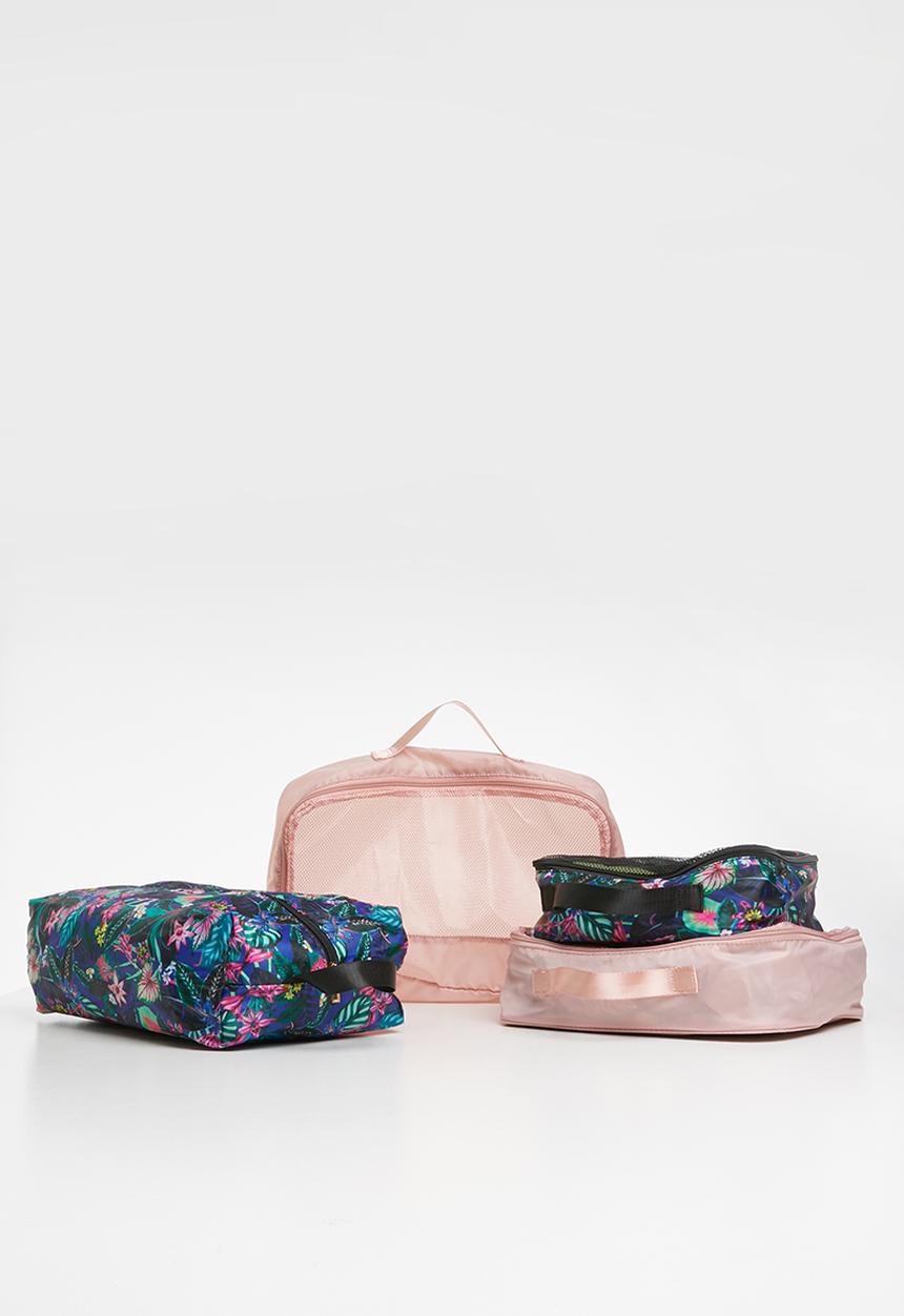 Typo - 4 Pack Luggage packing cells - multi
