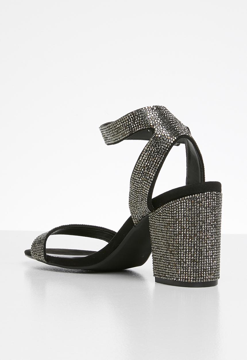 Steve Madden - Malia heel - black & silver