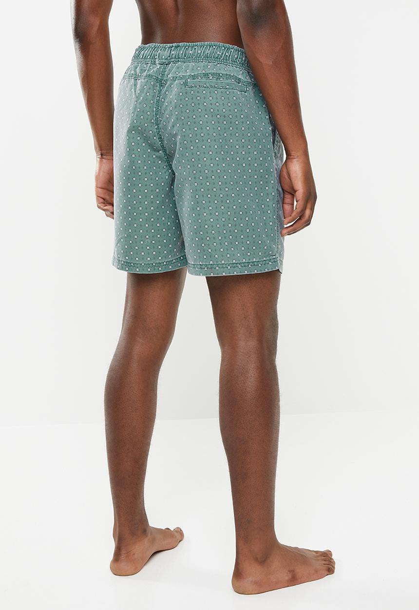Cotton On - Ditsy hoff short - green