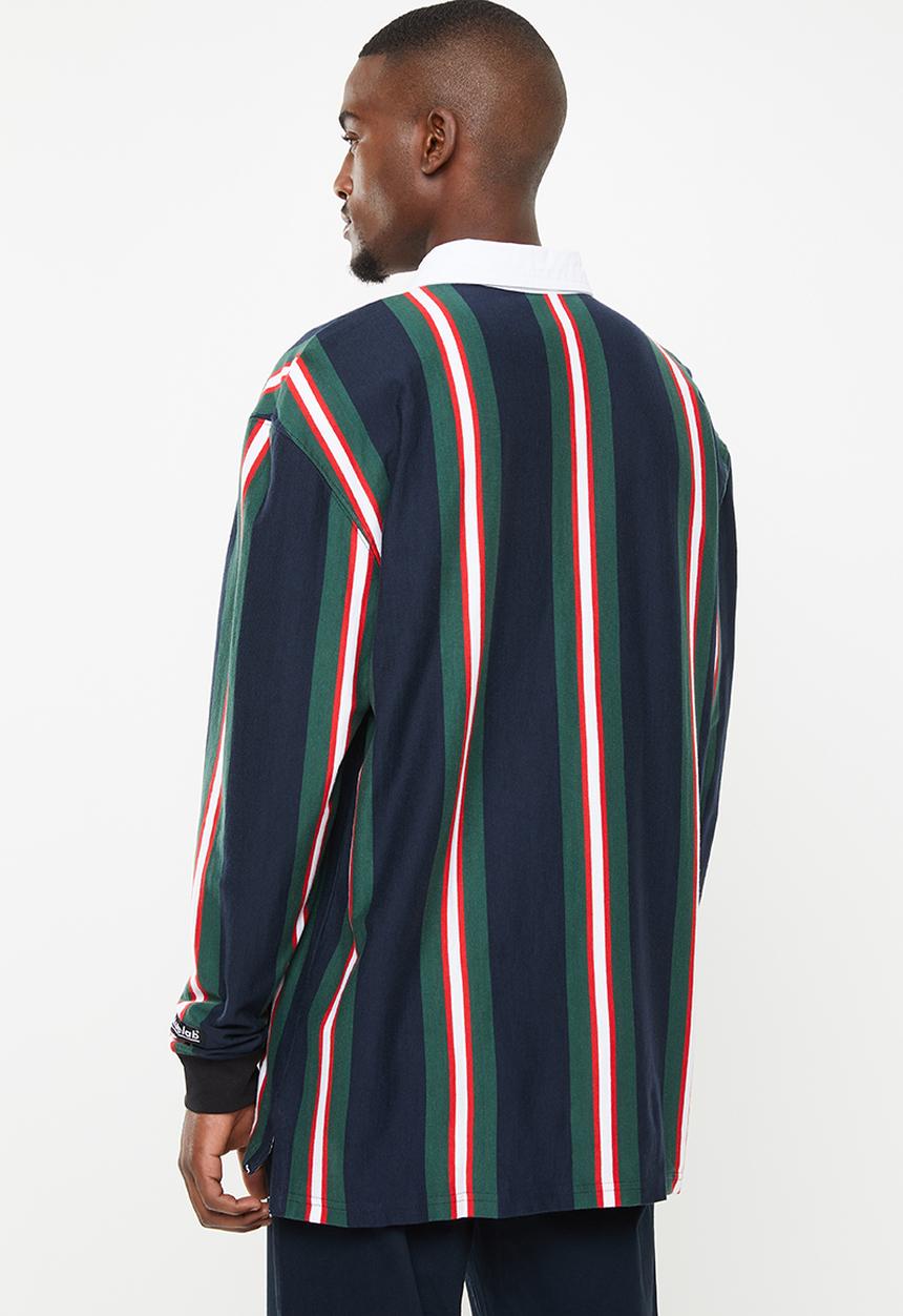 Cotton On - Rugby long sleeve polo - multi