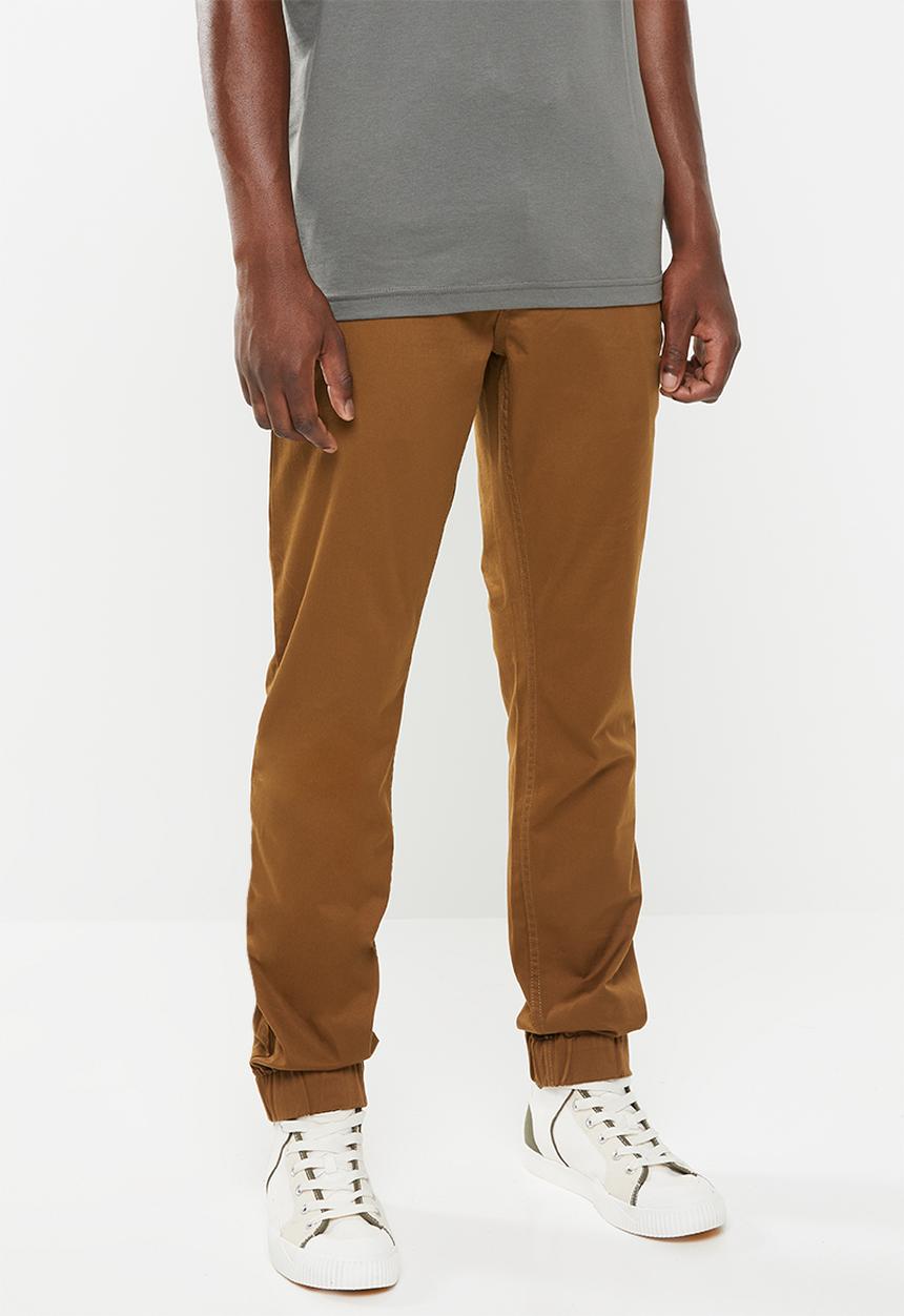 G-STAR - Bronson slim cuffed chino premium micro str twill - brown 