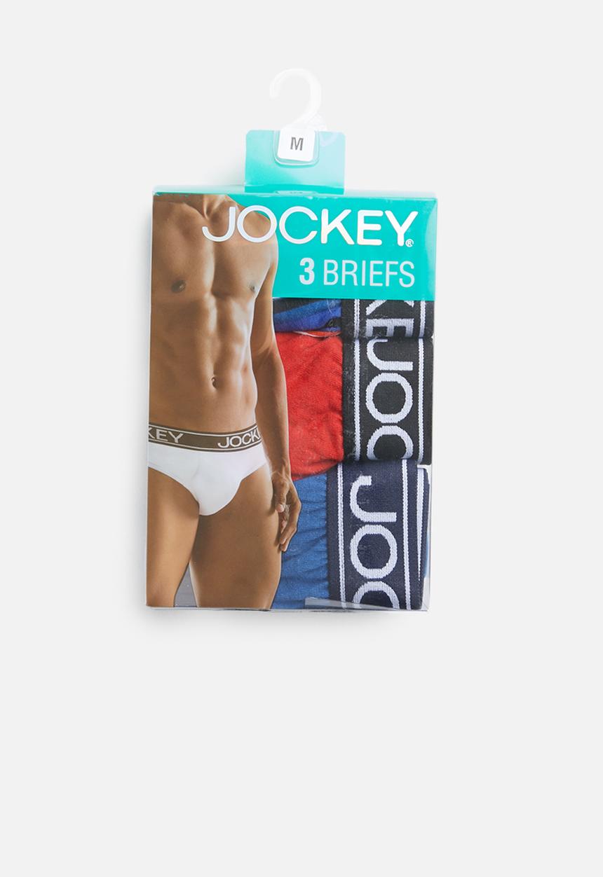 Jockey - 3 Pack fancy jockey brief - multi