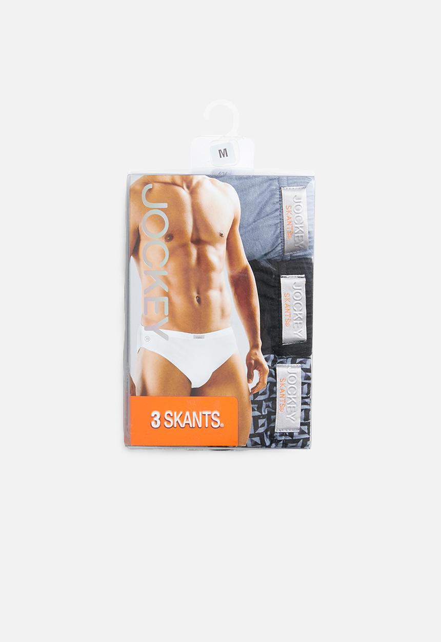 Jockey - 3 pack fancy skant® - grey & black