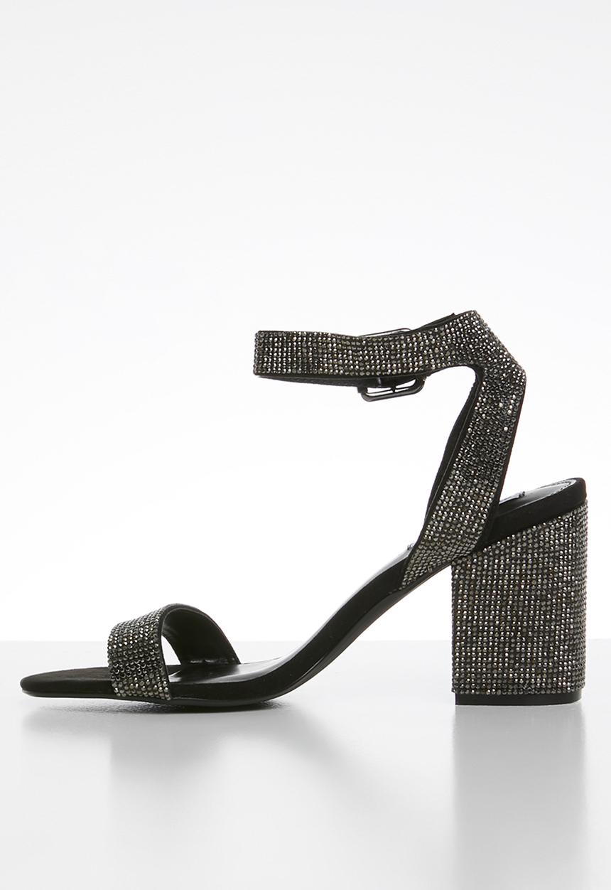 Steve Madden - Malia heel - black & silver