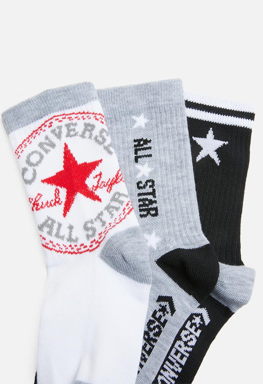 Converse - Converse chevron high crew 3 pack - multi 